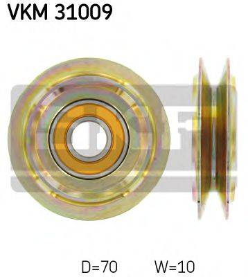 SKF VKM31009 Паразитний / Ведучий ролик, клиновий ремінь