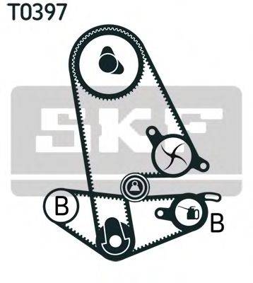 SKF VKMC93011 Водяний насос + комплект зубчастого ременя