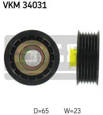 SKF VKM34031 Паразитний / провідний ролик, полікліновий ремінь