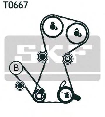 SKF VKMA95649 Комплект ременя ГРМ