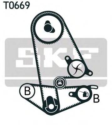 SKF VKMC93600 Водяний насос + комплект зубчастого ременя