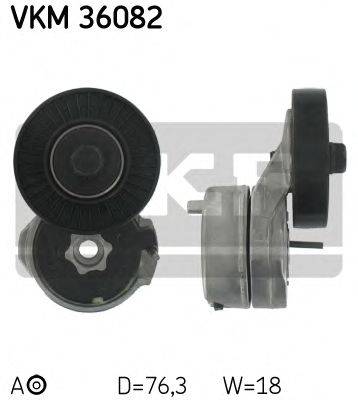 SKF VKM36082 Натяжний ролик, полікліновий ремінь