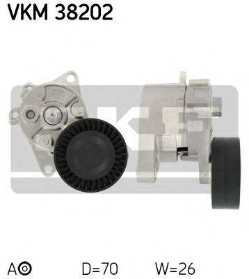 SKF VKM38202 Натяжний ролик, полікліновий ремінь