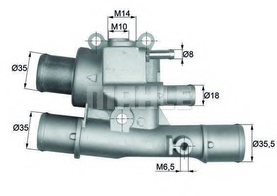 BEHR TI12488 Термостат, охолоджуюча рідина