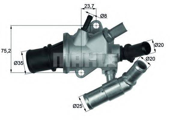 BEHR TI17588 Термостат, охолоджуюча рідина