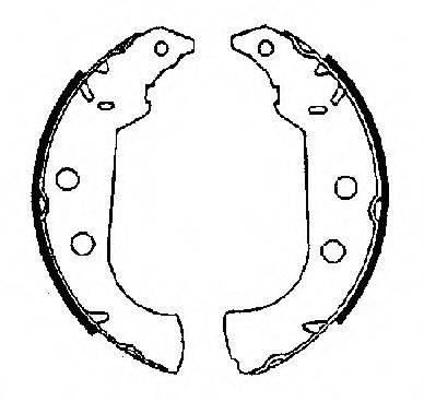FTE BB1108A1 Комплект гальмівних колодок