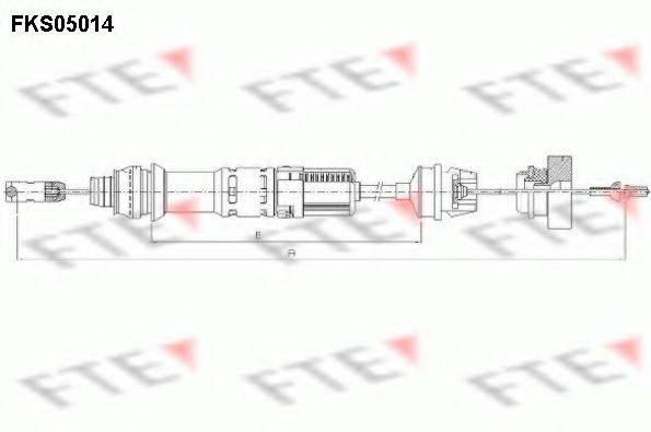 FTE FKS05014 Трос, управління зчепленням