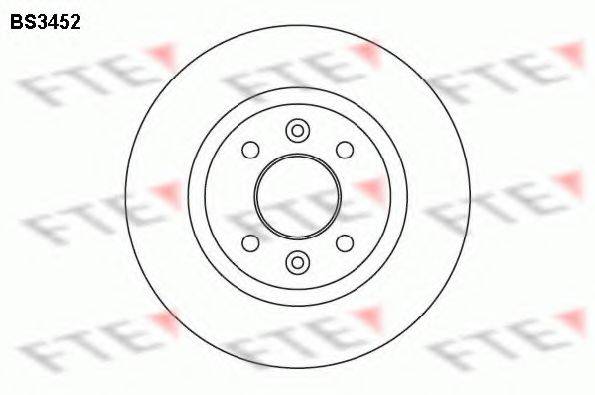 FTE BS3452 гальмівний диск