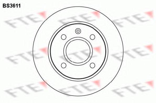 FTE BS3611 гальмівний диск