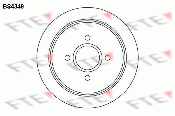 FTE BS4349 гальмівний диск