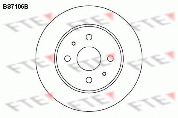 FTE BS7106B гальмівний диск