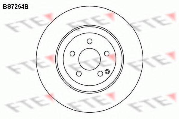 FTE BS7254B гальмівний диск