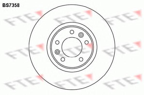 FTE BS7358 гальмівний диск