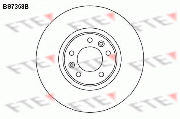 FTE BS7358B гальмівний диск