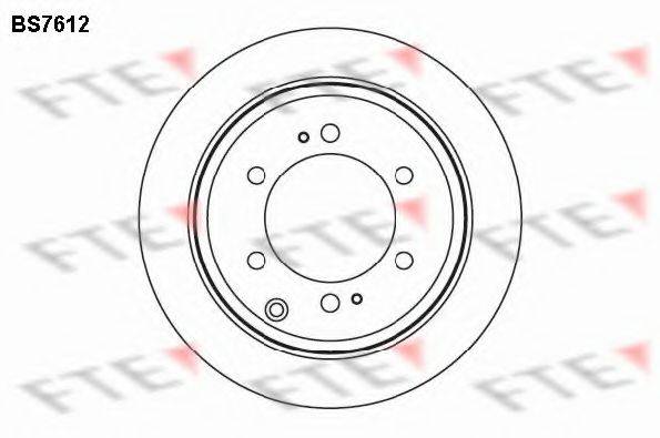 FTE BS7612 гальмівний диск