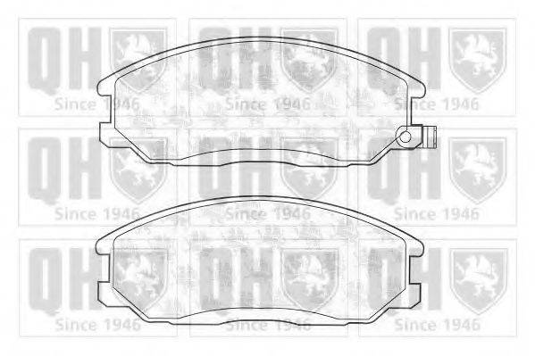 QUINTON HAZELL BP1245 Комплект гальмівних колодок, дискове гальмо