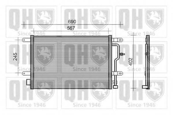 QUINTON HAZELL QCN194 Конденсатор, кондиціонер