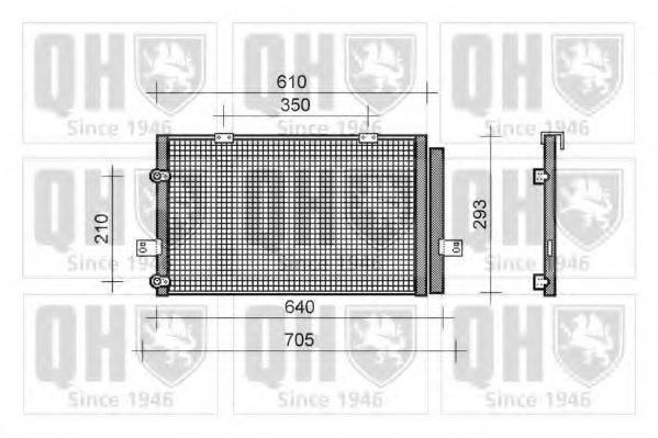 QUINTON HAZELL QCN204 Конденсатор, кондиціонер