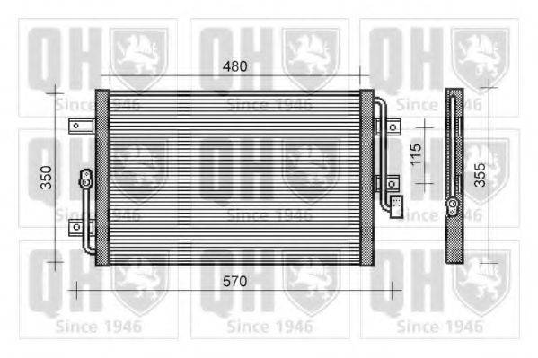 QUINTON HAZELL QCN264 Конденсатор, кондиціонер