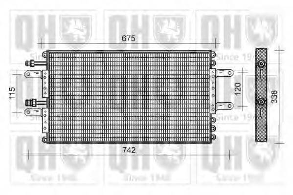 QUINTON HAZELL QCN326 Конденсатор, кондиціонер