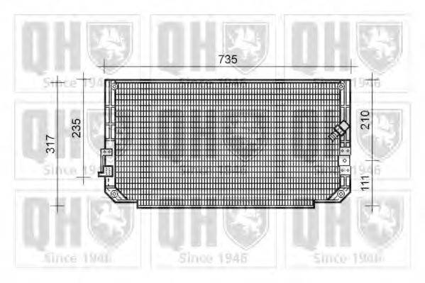 QUINTON HAZELL QCN346 Конденсатор, кондиціонер