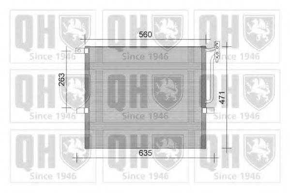 QUINTON HAZELL QCN412 Конденсатор, кондиціонер