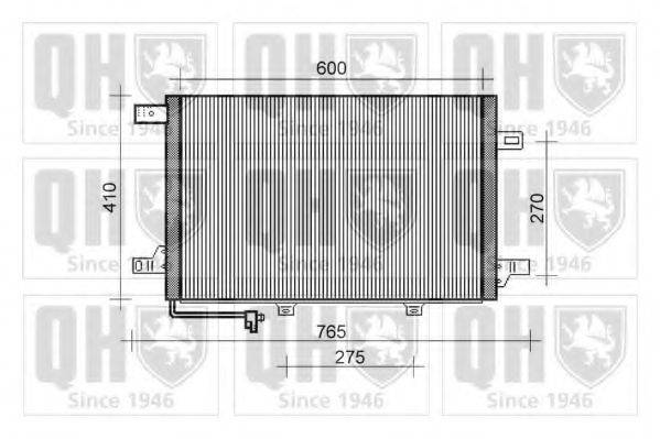 QUINTON HAZELL QCN441 Конденсатор, кондиціонер