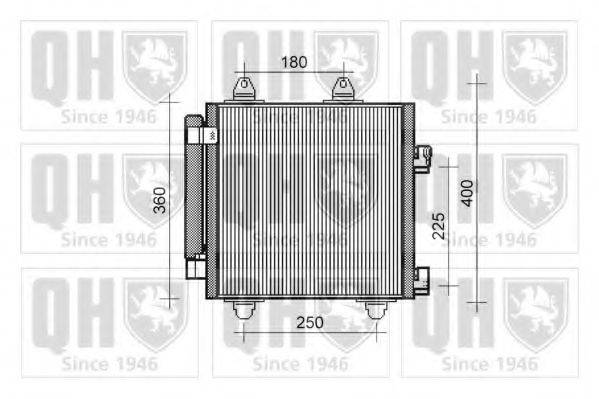 QUINTON HAZELL QCN465 Конденсатор, кондиціонер