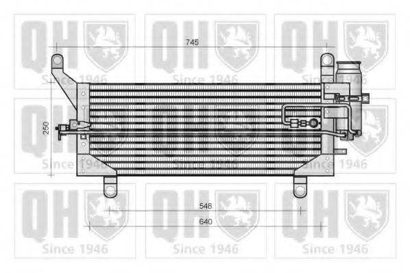 QUINTON HAZELL QCN95 Конденсатор, кондиціонер