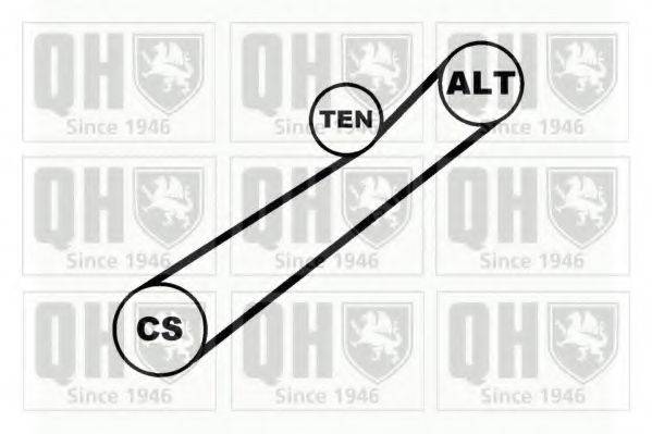 QUINTON HAZELL QDK14 Полікліновий ремінний комплект