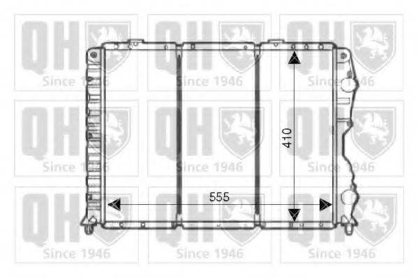 QUINTON HAZELL QER1893 Радіатор, охолодження двигуна