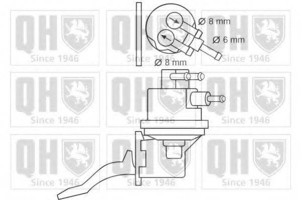 QUINTON HAZELL QFP237 Паливний насос