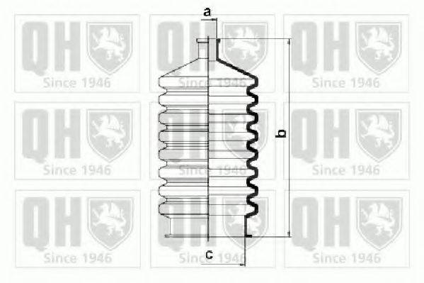 QUINTON HAZELL QG1005 Комплект пильника, рульове керування