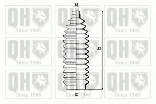 QUINTON HAZELL QG1273 Комплект пильника, рульове керування