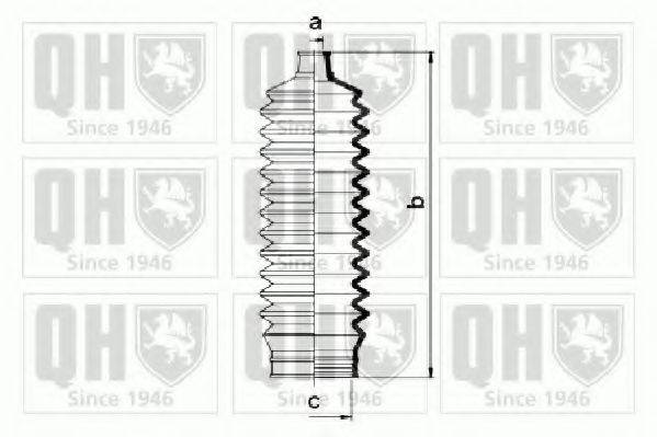 QUINTON HAZELL QG1424 Комплект пильника, рульове керування