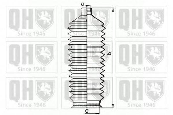 QUINTON HAZELL QG1453 Комплект пильника, рульове керування