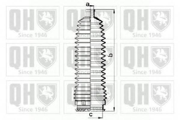 QUINTON HAZELL QG1482 Комплект пильника, рульове керування