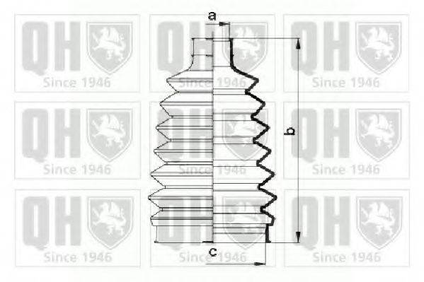 QUINTON HAZELL QJB915 Комплект пильника, приводний вал