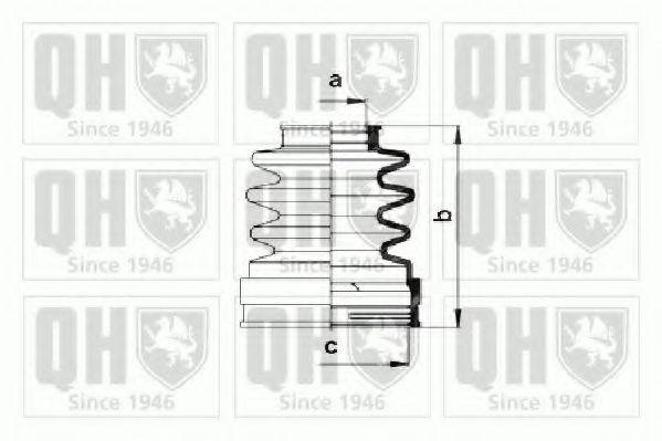 QUINTON HAZELL QJB973 Комплект пильника, приводний вал