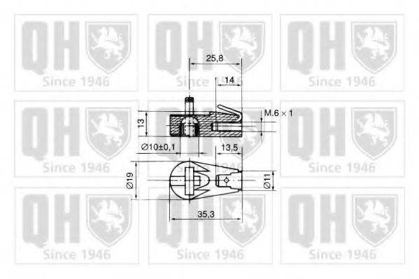 QUINTON HAZELL QTS840061 Газова пружина, кришка багажника