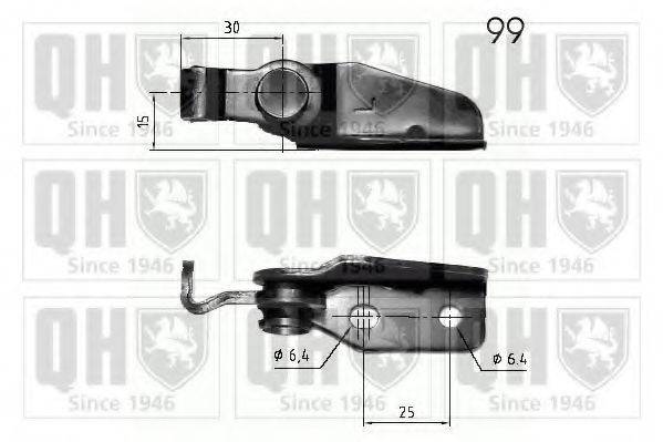 QUINTON HAZELL QTS840233 Газова пружина, кришка багажника