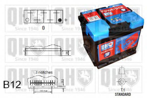 QUINTON HAZELL QBT4043 Стартерна акумуляторна батарея