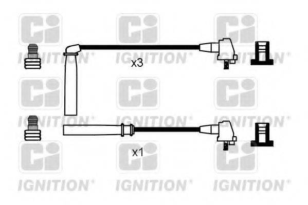 QUINTON HAZELL XC638 Комплект дротів запалювання