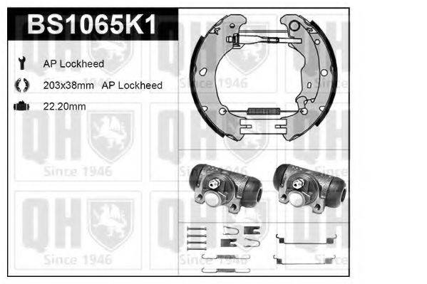 QUINTON HAZELL BS1065K1 Комплект гальм, барабанний гальмівний механізм