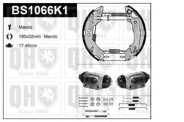 QUINTON HAZELL BS1066K1 Комплект гальм, барабанний гальмівний механізм