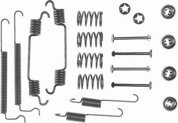 FERODO FBA77 Комплектуючі, гальмівна колодка