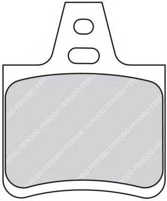FERODO FDB1139 Комплект гальмівних колодок, дискове гальмо