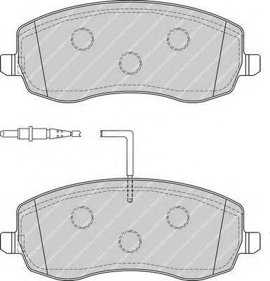 FERODO FDB4154 Комплект гальмівних колодок, дискове гальмо
