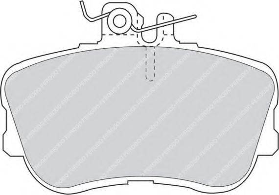 FERODO FDB854 Комплект гальмівних колодок, дискове гальмо