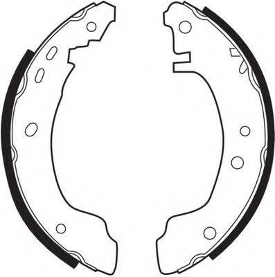 FERODO FSB308 Комплект гальмівних колодок